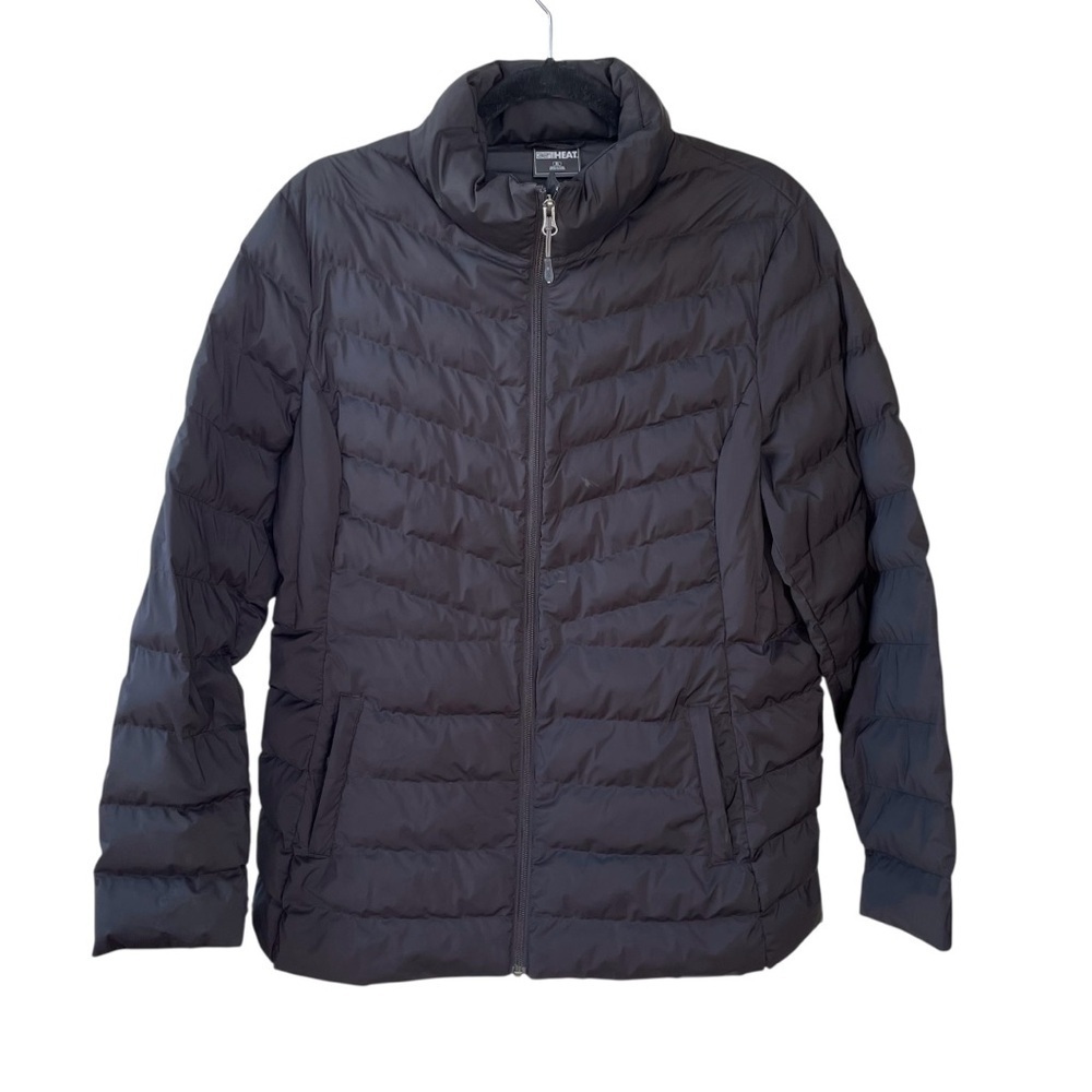 32 Degrees Black Women's Puffer Jacket XL